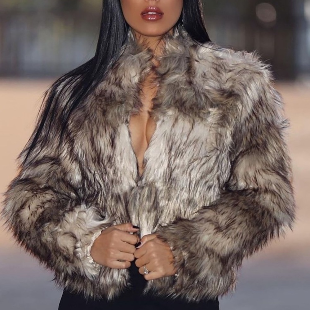 Fashion Nova Faux Fur Coat